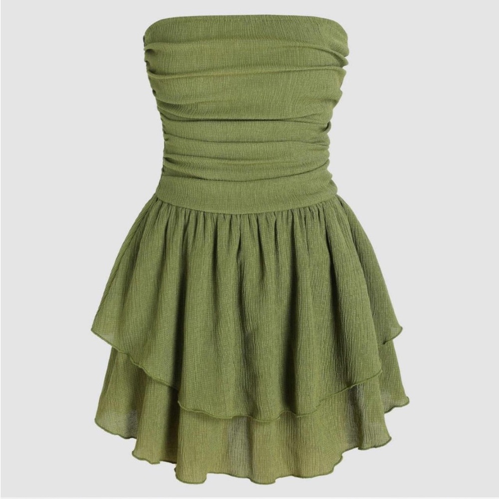 CIDER Green Dress